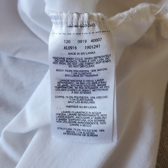 ⭐4/$20 Columbia Women's White Tank Top Medium - Picture 5 of 8